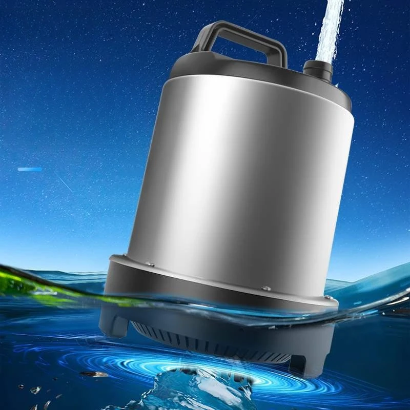 

Stainless steel outdoor fish pond submersible pump, fish tank pumping circulation pump