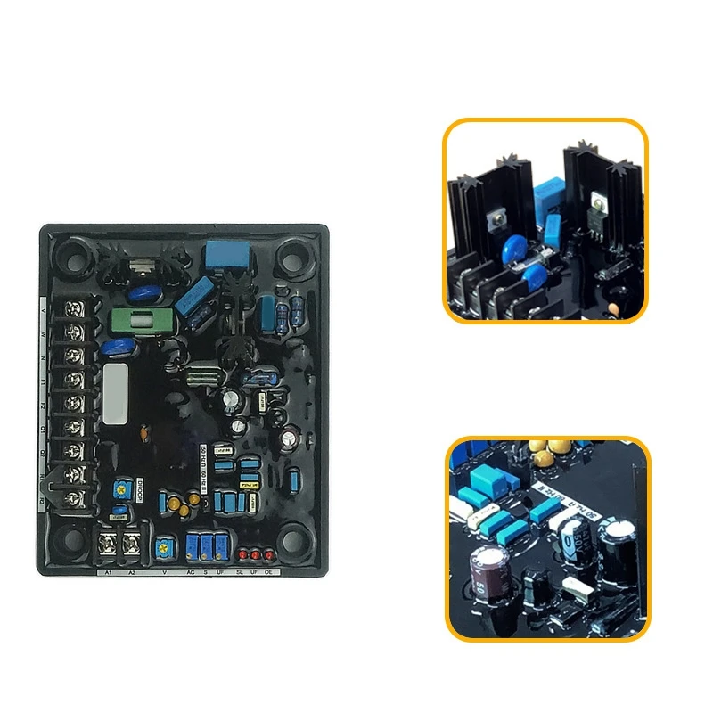 منظم الجهد التلقائي ، لوحة المولدات ، أسود-أزرق ، مجموعة واحدة ، R150