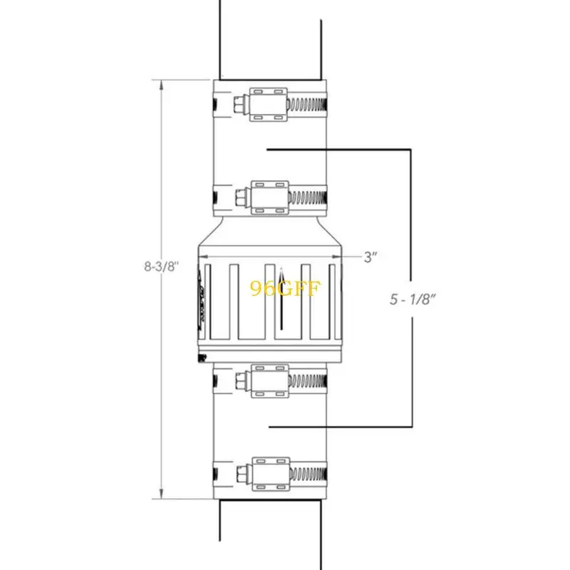 96 gf Valvo silenzio Valvs Silents Valvole preventivo riferimento rispetto alle valvole riferimento delle acque reflue