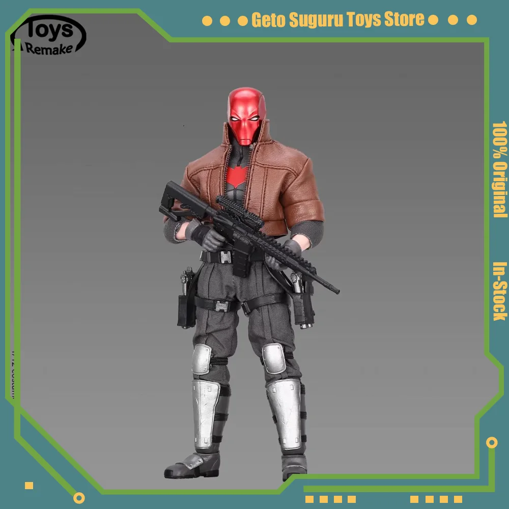 

In Stock ToysRemake TRD001 1/12 Red Hood Movable Action Figure Detective Comic Anime Model Collection Ornament Full Set Gift Toy
