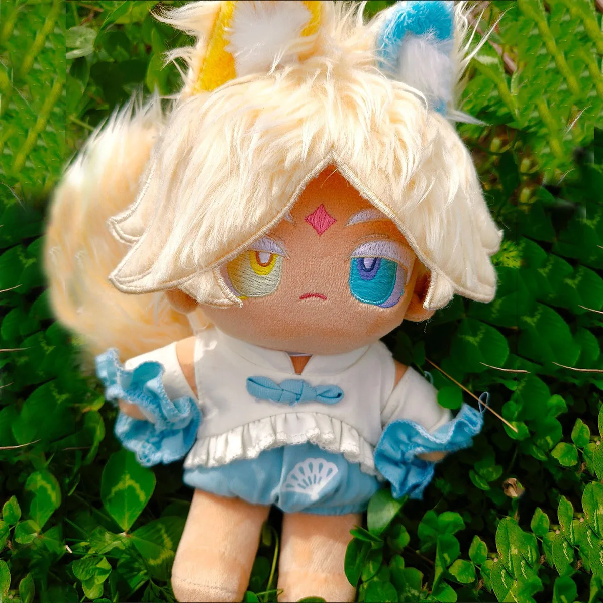 20cm Game Cookie Run Kingdom Vanilla Cookie Anime Figures Cosplay Cotton Doll Body Toys Cute Gifts for Friends Fans