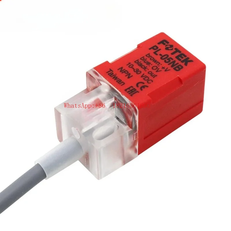 Limited Offer Pack Of 2, Brand New Original PL-05NB Proximity Switch NPN Normally Closed, Metal Sensing Distance 5mm Square Se