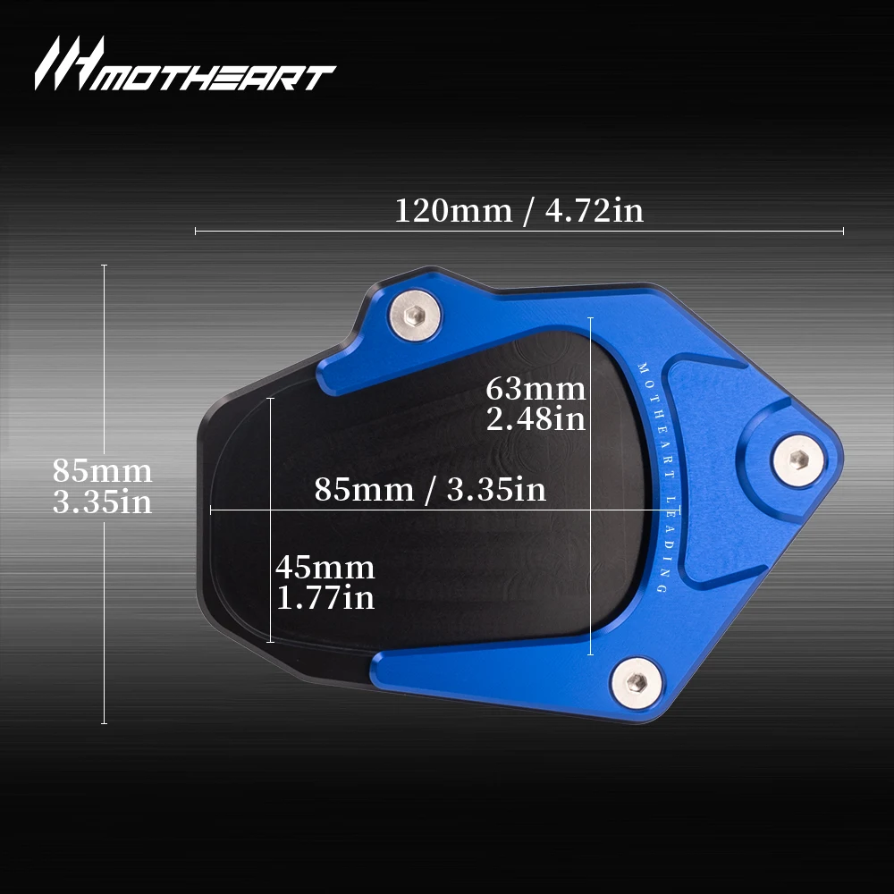 Motorcycle Kickstand Pad For BMW K1600B K1600GT K1600GTL 2017-2025 Tilt-proof Side Stand Foot Extension Plate Accessories