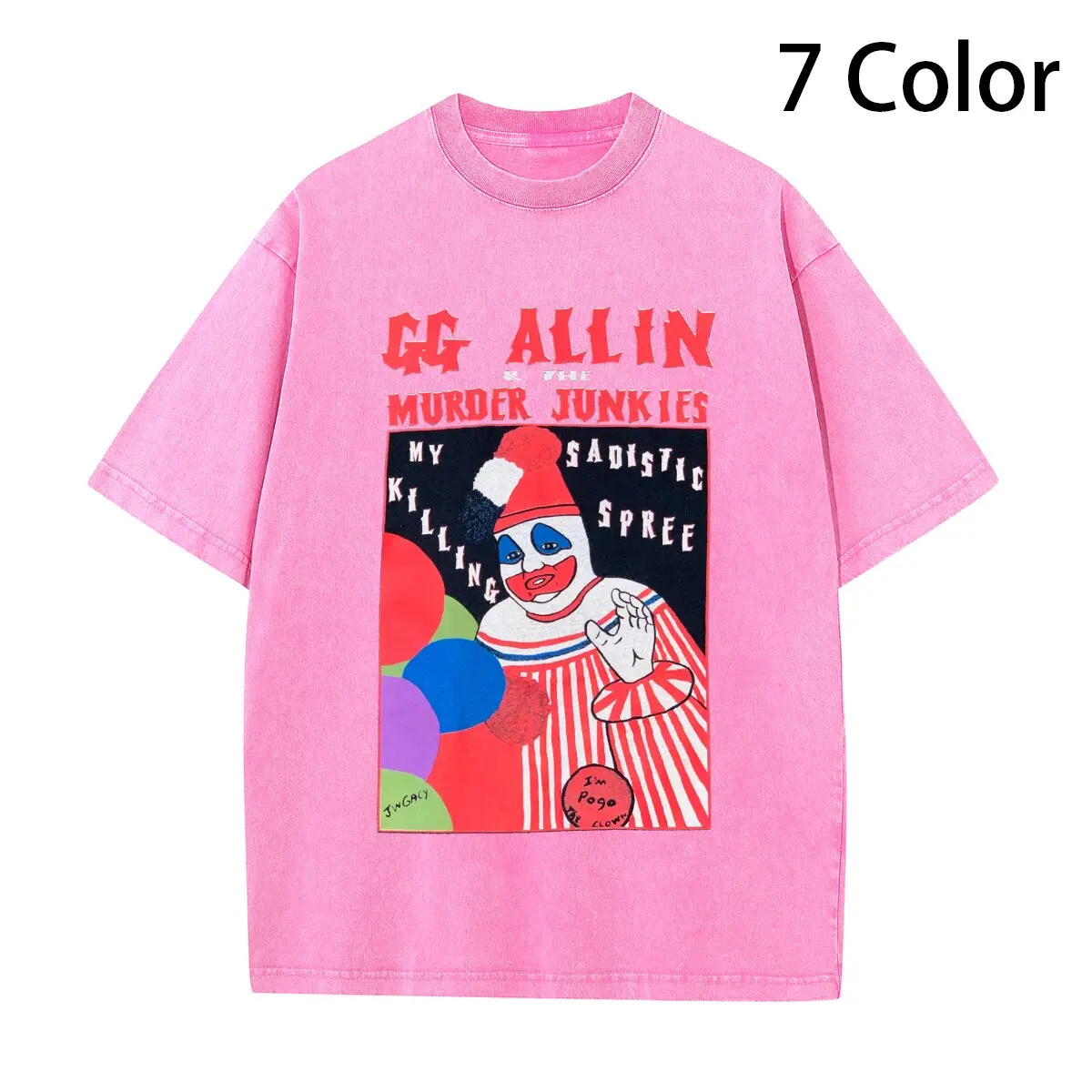 

Винтажная Футболка GG ALLIN THE KILLING JUNKIES черного цвета унисекс, размер S-5XL CC3340