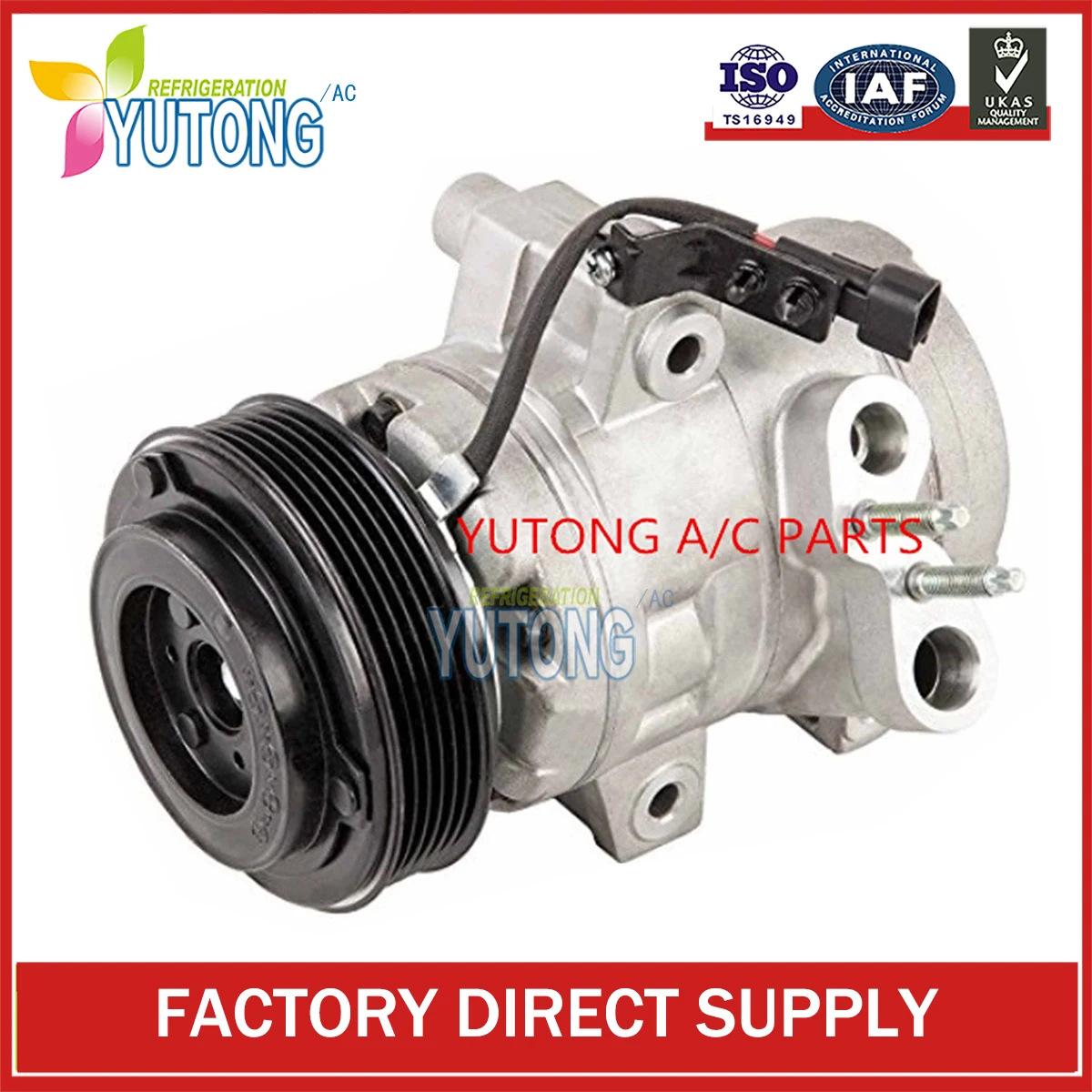 AC Compressor For  Ford 8S4319D629AC 8S4319D629AD YCC232 Z0004880 B DKS-17DS