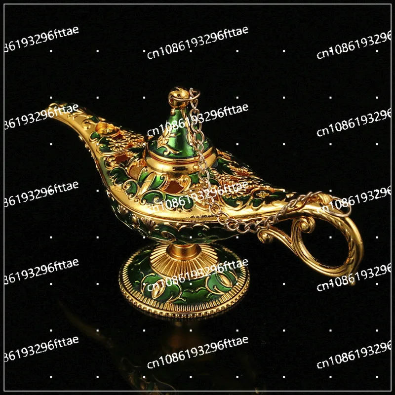 Magic Lamp Russian Wishing Lamp One Thousand and One Nights Blessing Living Room South East Asia Style Handicraft Ornament