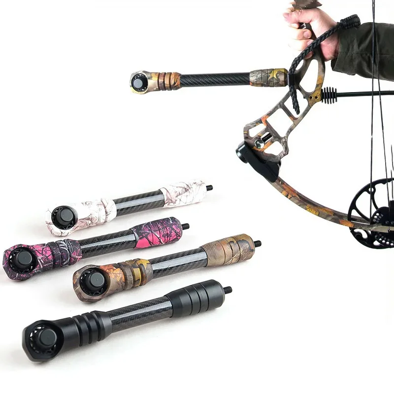 

Archery Compound Bow Stabilizer 3k Pure Carbon Fiber Stabilizer 6inch/8inch Shock Absorber Dampener Shooting Hunting Accessories