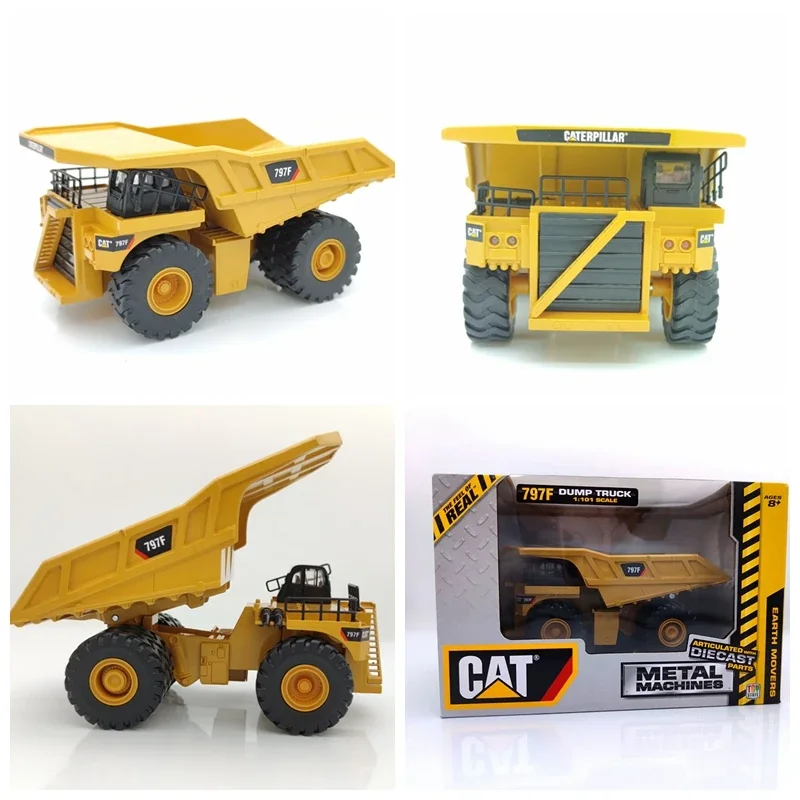 1:100 CAT Die Casting Alloy Model Truck Excavator Dumptruck Bulldozer Toy Car Boy Gift