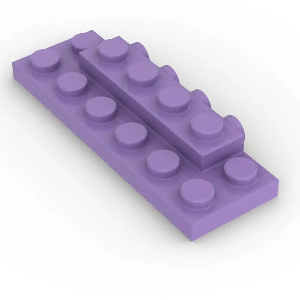 MOC 10PCS 87609 With 4 Studs On Side Plate Board Modifed 2x6x2/3 Building Blocks Kit Idea Toys For Children Birthday Kid Gifts