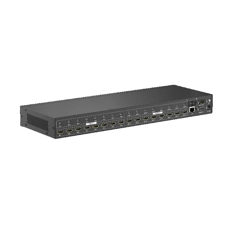 Seamless Matrix Switcher 8x8 with Splicing Mode, 4K 30Hz, Available for 4x4, 8x8, 8x16, 16x16 AA