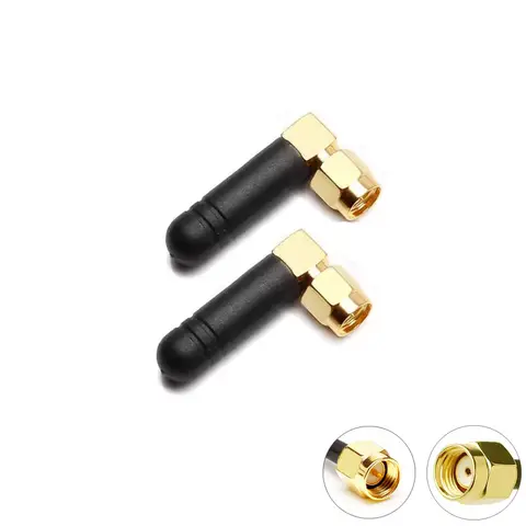 마더 보드 모뎀 USB 어댑터 AP 클라이언트 FPV 송신기 익스텐더 용 2PCS 2.4G 미니 WiFi 안테나 2dBi SMA 남성 커넥터