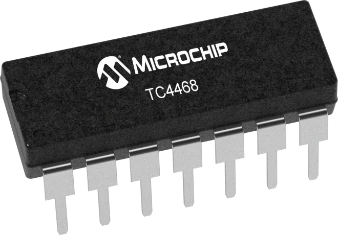 Tc4468Cpd Ic Gate Drvr Low-Side 14Dip