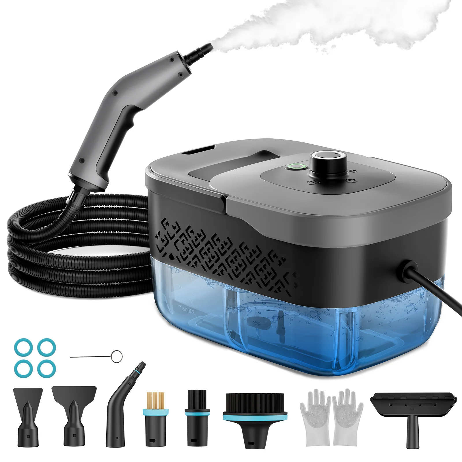 Steam Cleaner High Temperature Portable Handheld Powerful Steam Cleaning Machine Fast Heat-Up with Multiple Tools for Kitchen Bathroom Windows Floor
