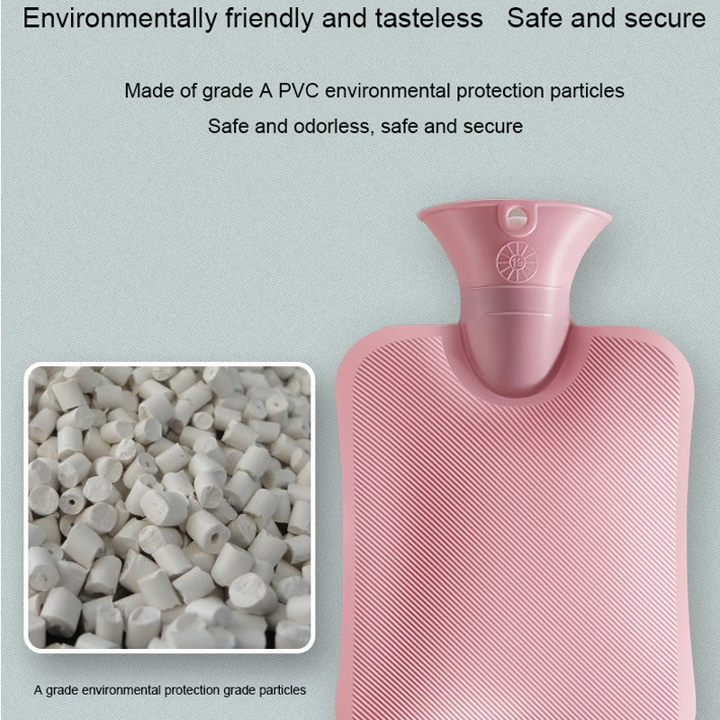 Water Filled Hot Water Bag Hand Warmer Portable Velvet Hot Compress Warm Water Bag With Multiple Colors To Warm Babies