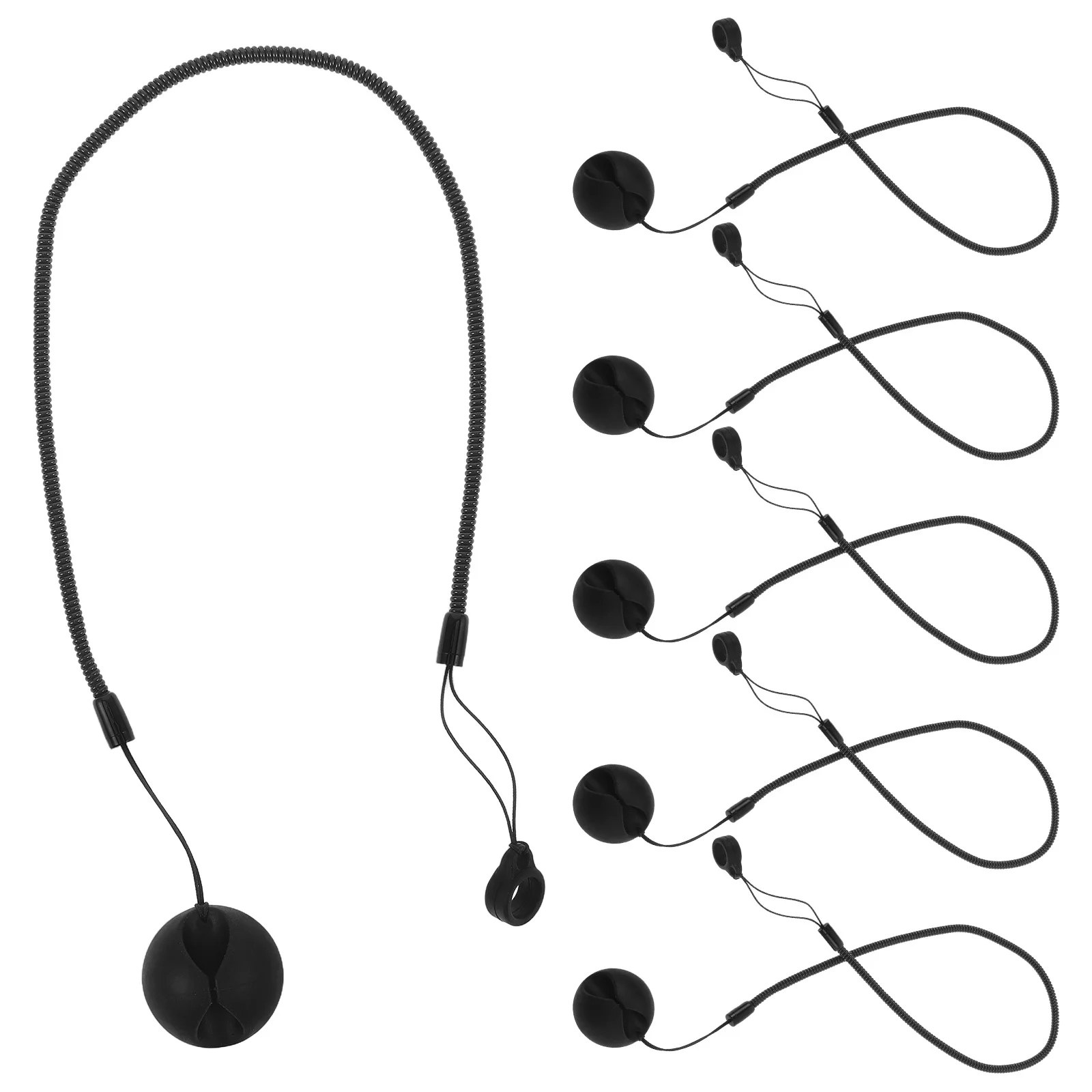 

6 шт. стилус, 17 пружинный эластичный поводок для ручки с защитой от потери, 8 мм, кольцо, устойчивое основание для планшетов, планшетов, разнообразные задания для подписи