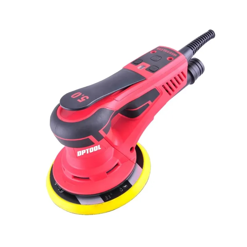 350W 150mm Pad Variable Speed Mini Sander Brushless Electric Orbital Sander