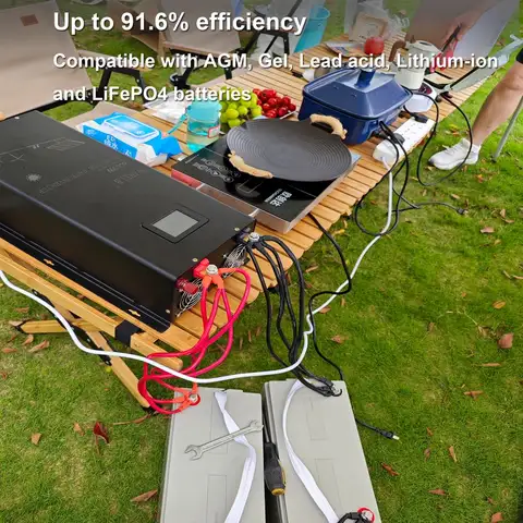 Convertitore di energia solare a onda sinusoidale pura a fase divisa da 7000 W 24 V/36 V/48 V/60/96 V CC a 110/220 V, convertitore CA 120/240 V Due voltsioni di uscita