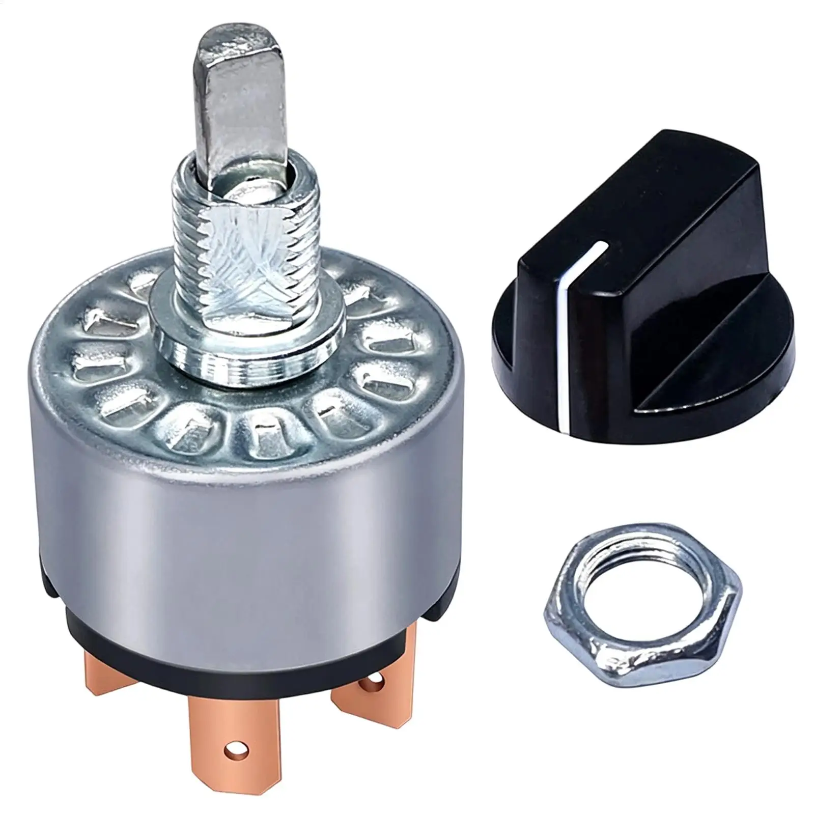 Selector Knob 4 Positions Dustproof 3 Speed 16A 120VAC 12A 250VAC Load Circuit Breaker for Industrial Control Panel HVAC