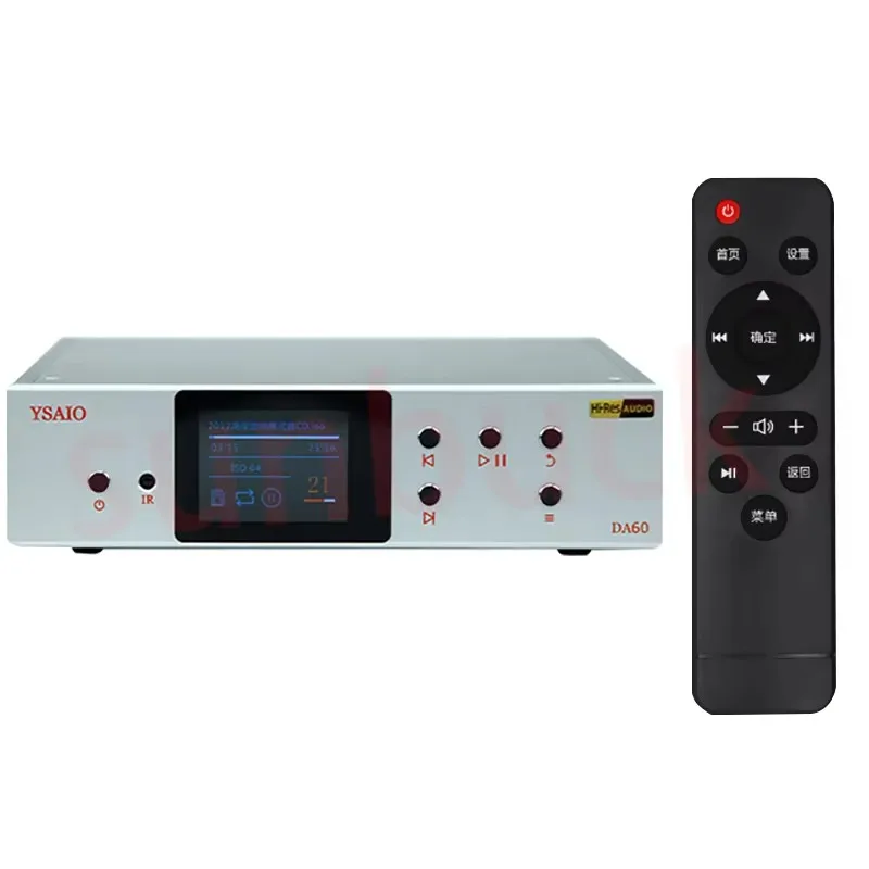 

SUNBUCK DA60 Fiber Coaxial Remote Control Digital Playback Decoder USB DSD Lossless HIFI Bluetooth 5.1 DAC ESS9038Q2M Decoder