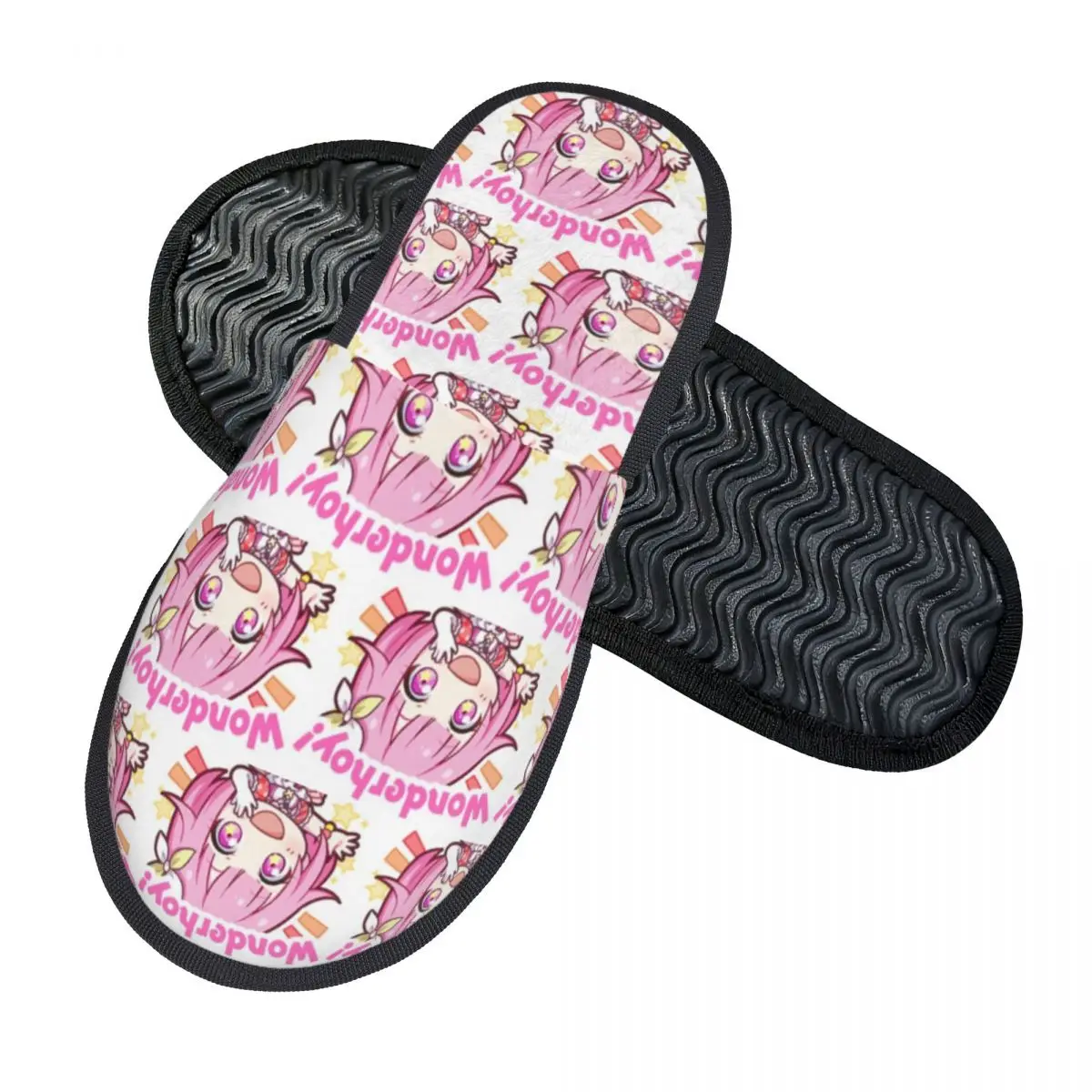 Custom Emu Otori Wonderhoy Stamp Slippers Memory Foam Warm Soft Women House Slipper Bedroom Cozy Shoes
