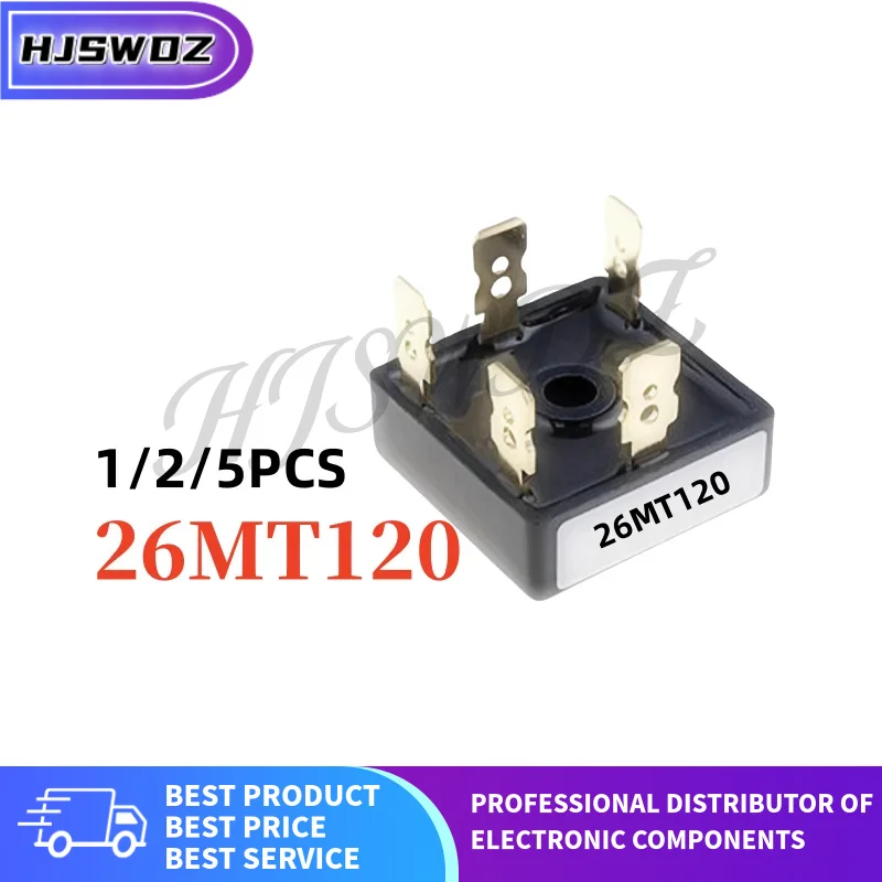 1-5PCS 26MT120 26MT 120 26A1200V Three-phase rectifier bridge Bridge Rectifier Brand New In Stock