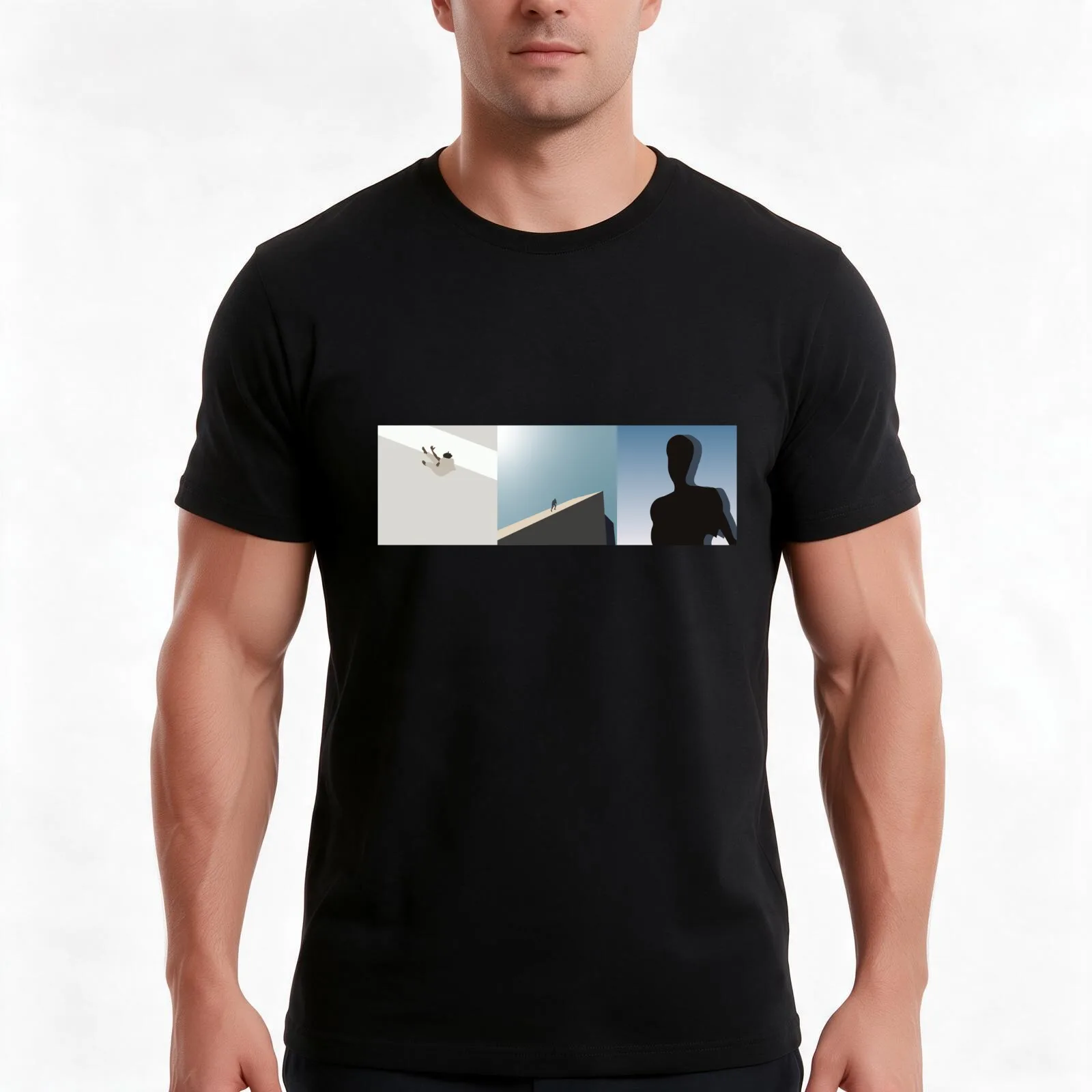 daniel caesar minimal album covers T-Shirt, Summer Casual Cotton Tee, Oversized Streetwear Tops, Vintage Graphic Print