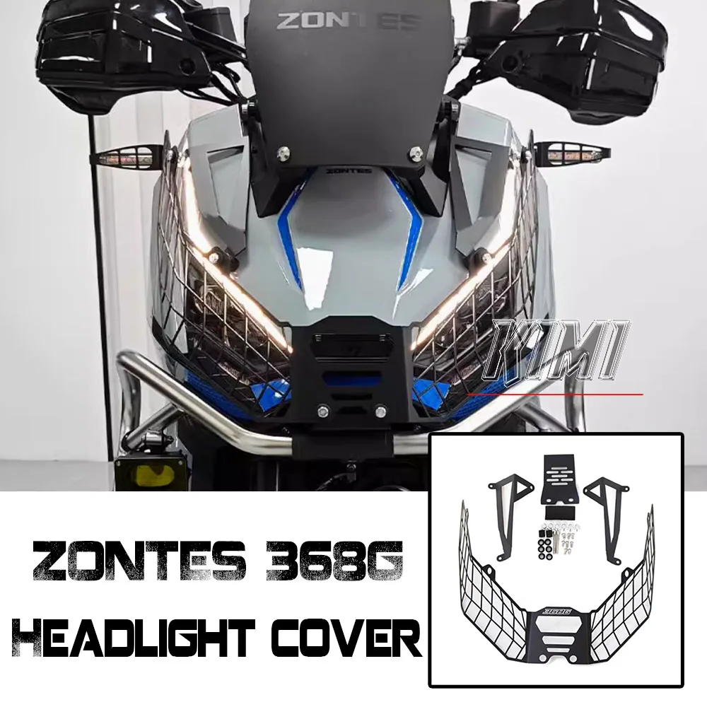

FOR ZONTES 368G Motorcycle Modified Headlight Protection Cover 368G Headlight Net Headlight Cover Accessories