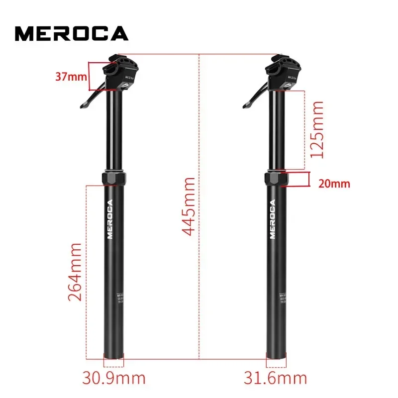 30.9 31.6mm Adjustable Bicycle Dropper Seatpost Manually Hydraulic Telescopic Lever Retractable canore MTB Cantilever rod