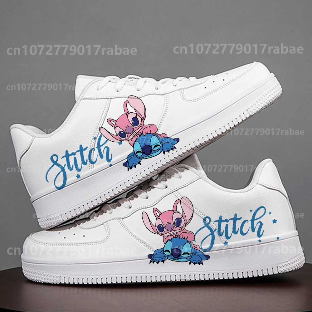 Stitch casual Shoes Male Platform Sneakers Fashion Women kateboarding Shoes 3D graffiti Student Casual shoes Christmas present