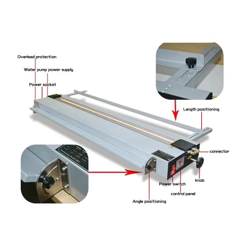 DB700 Acrylic Plastic Heater Bender Clear Plexi Glass Board Folding Machine - Plastic Working Tools for DIY Crafts