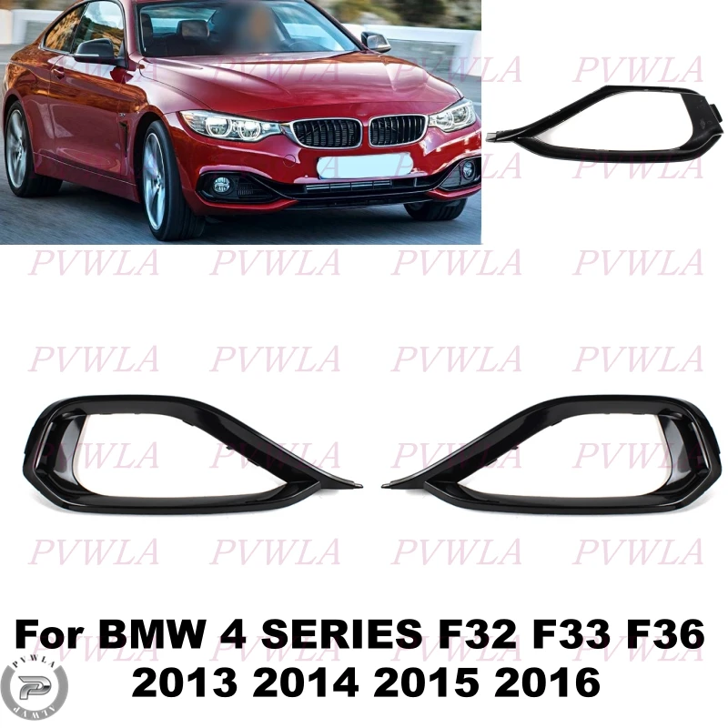 

Front Bumper Fog Lights Frame For BMW F32 F33 F36 428/430i 2013 2014 2015 2016 Fog Lamp Grille Cover 51117294839 51117294840