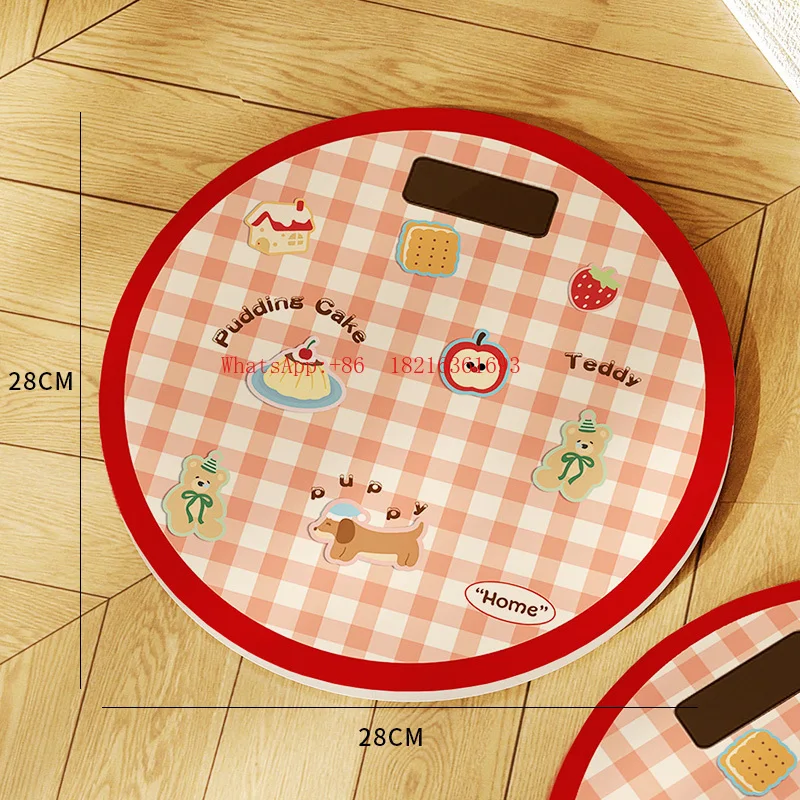 Household Weight Loss Specialized Body Scale, Small Precision Scale, Rechargeable Circular Electronic Scale
