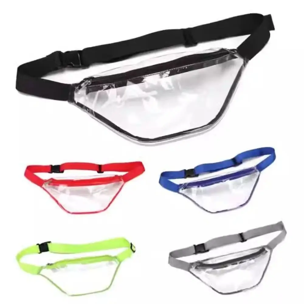 Fashion Waterproof Waist Pack Transparent PVC Waterproof Phone Pouch Waist Strap Fanny Pack Bag Floating Women Men for Swimming