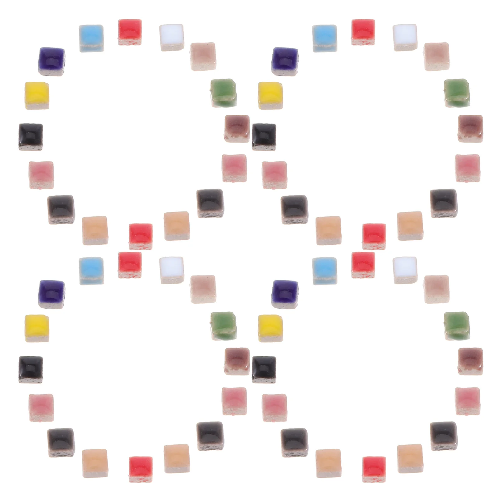 

1 Bag Mosaic Ceramic Tiles For Diy Art Crafts Decorative Wall Floor Tile Supplies Small Craft Pieces Kit Retro Home Decor