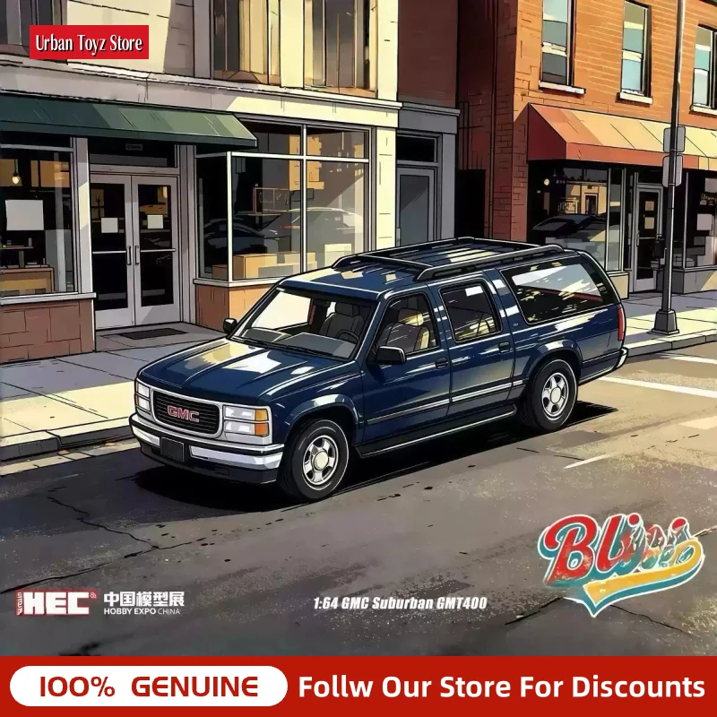 New 1:64 Bliss 2026 Hec Gmc Suburban Gmt400 Chevrolet Alloy
