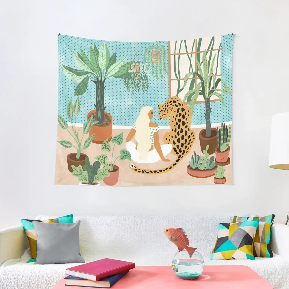 

Urban Jungle #illustration #botanical Tapestry Decoration For Home Wall Deco Cute Room Decor Tapestry