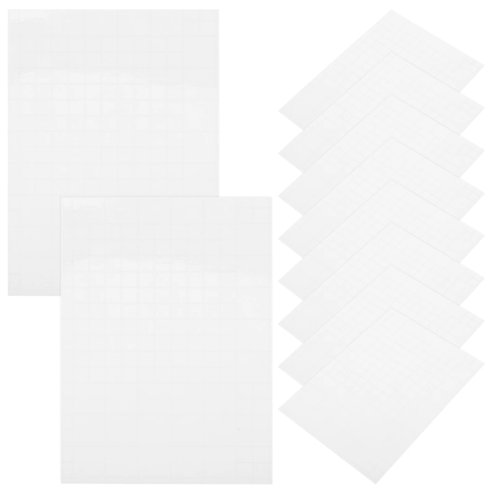 

100 Sheets PVC Self-adhesive Laminating Film 5x7 Inches Photo Protective Transparent Layer Printable Adhesive Bookmark Sheets