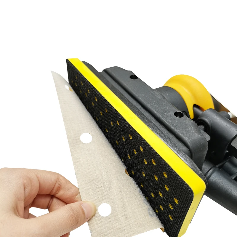 Professional 70*198mm Square Air Orbital Sander Central Vacuum Ready Pneumatic Sanding Machine Substitute 5mm Eccentricity