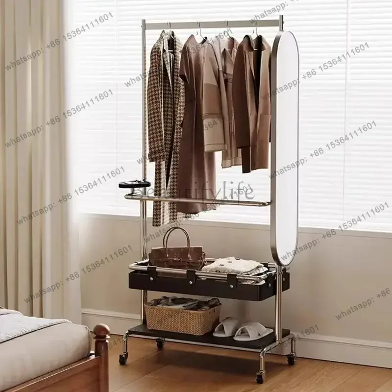 Metal Folding Coat Racks Living Room Organizer Storage Bedroom Coat Racks Portable Floor Porte Manteau Entrance Hall Furniture