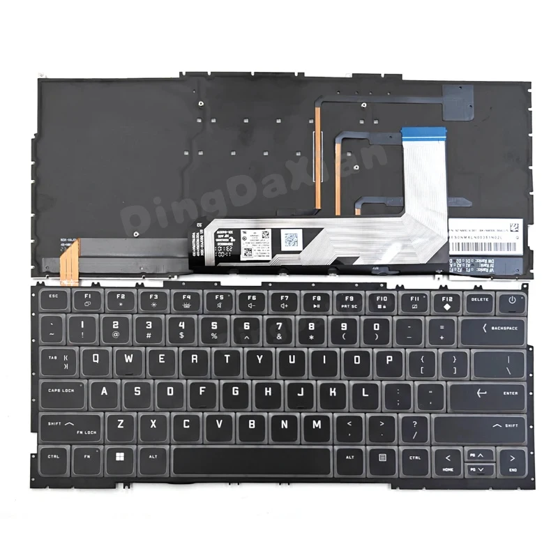 Nuevo Teclado para Portátil HP Omen Transcend 14-FB 14-FB0000CA 14-FB0008CA 14-FB0013DX 14-FB0023DX 14-FB0097NR, Retroiluminación RGB, Distribución US