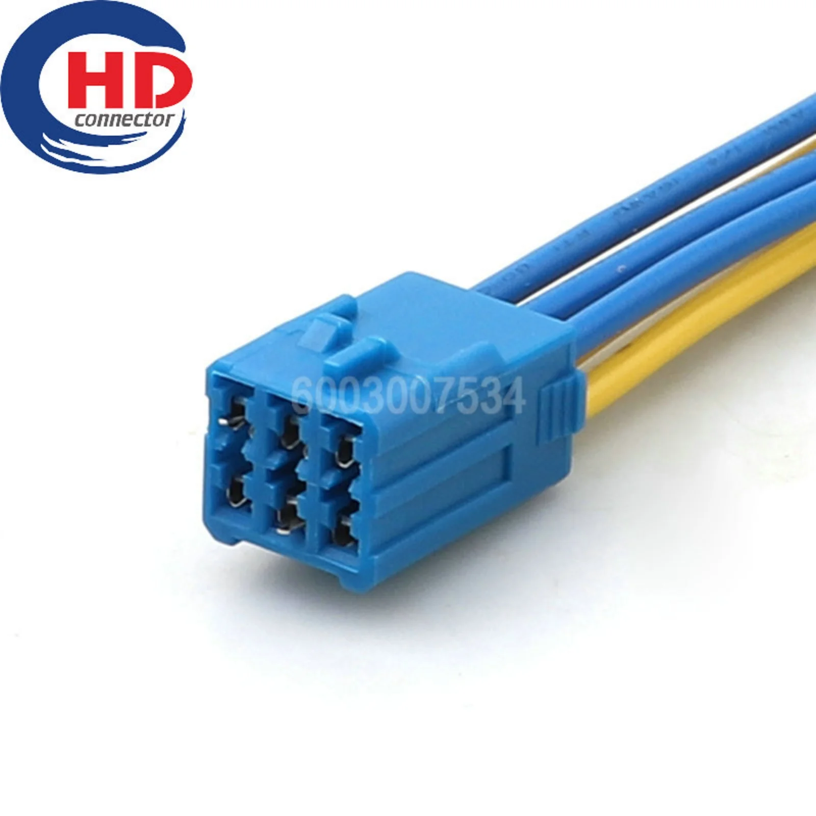 6 Pin Unsealed 7123-1460 6242-5061 AMP Auto Wiring Harness Sensor Female Connector Plug for VW BMW Audi Toyota NISSAN