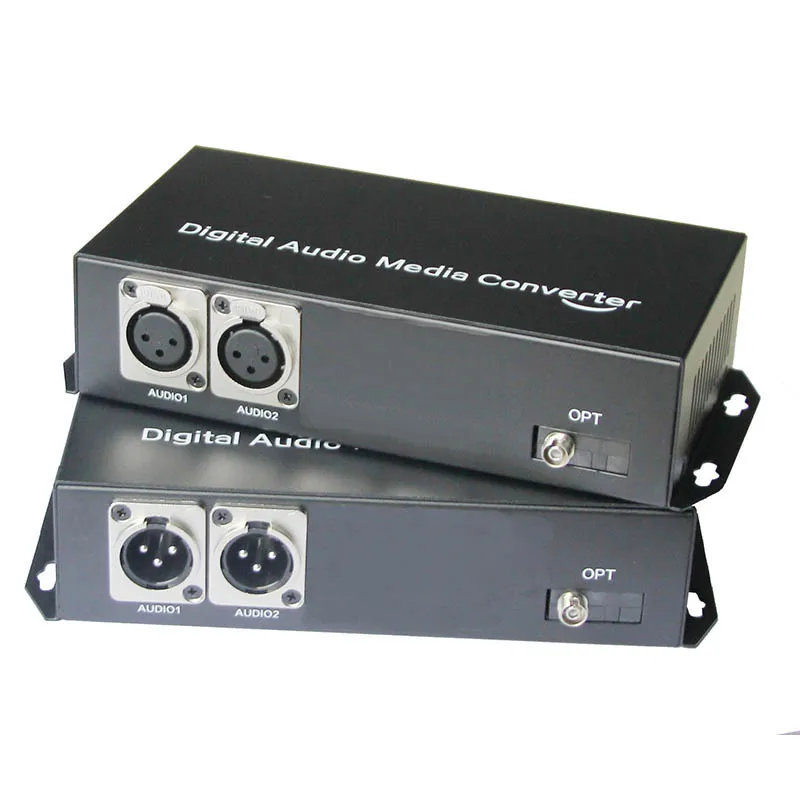 bi-directional Balanced audio to fiber optic XLR over fiber audio fiber media converter Transceiver and Receiver 8CH 16CH 4CH