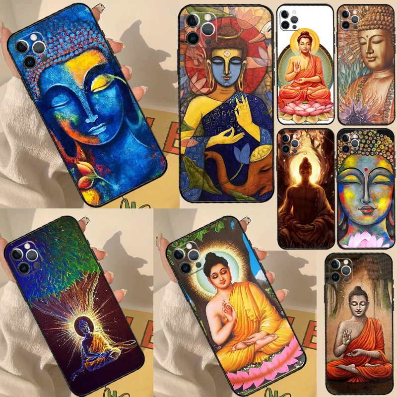Buddha Cover For Xiaomi Redmi Note 14 Pro 9 10 11 12 13 Pro 11S 12S Case For Redmi 14C 12C 10C 13C