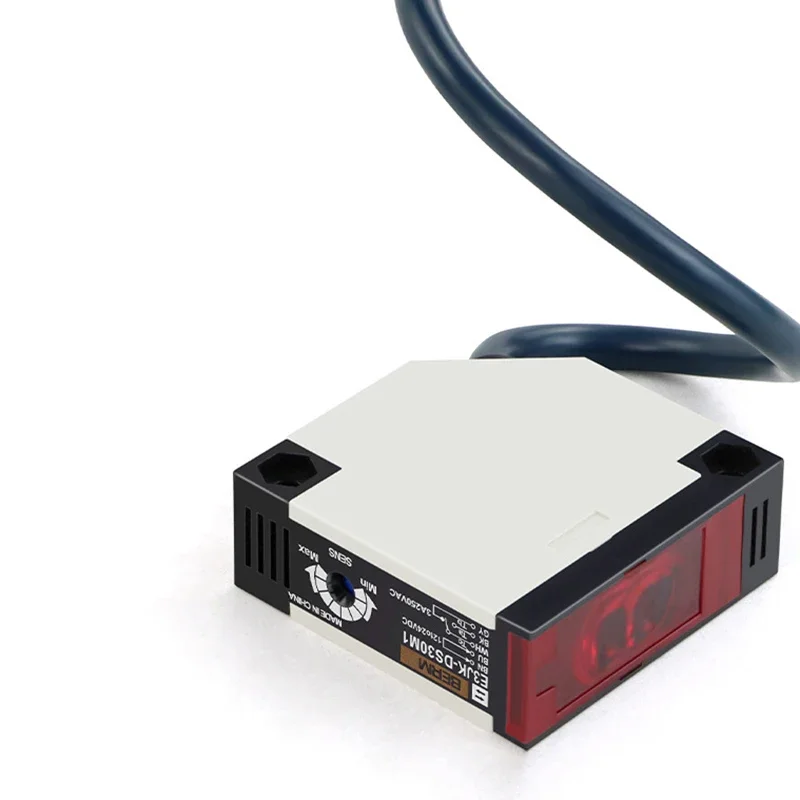 4m 5m 30/50cm Diffuse/Specular/Opposing Photoelectric Induction Switch Sensor 220V AC/DC Universal E3JK-DS30M1/R4M1/5DM1