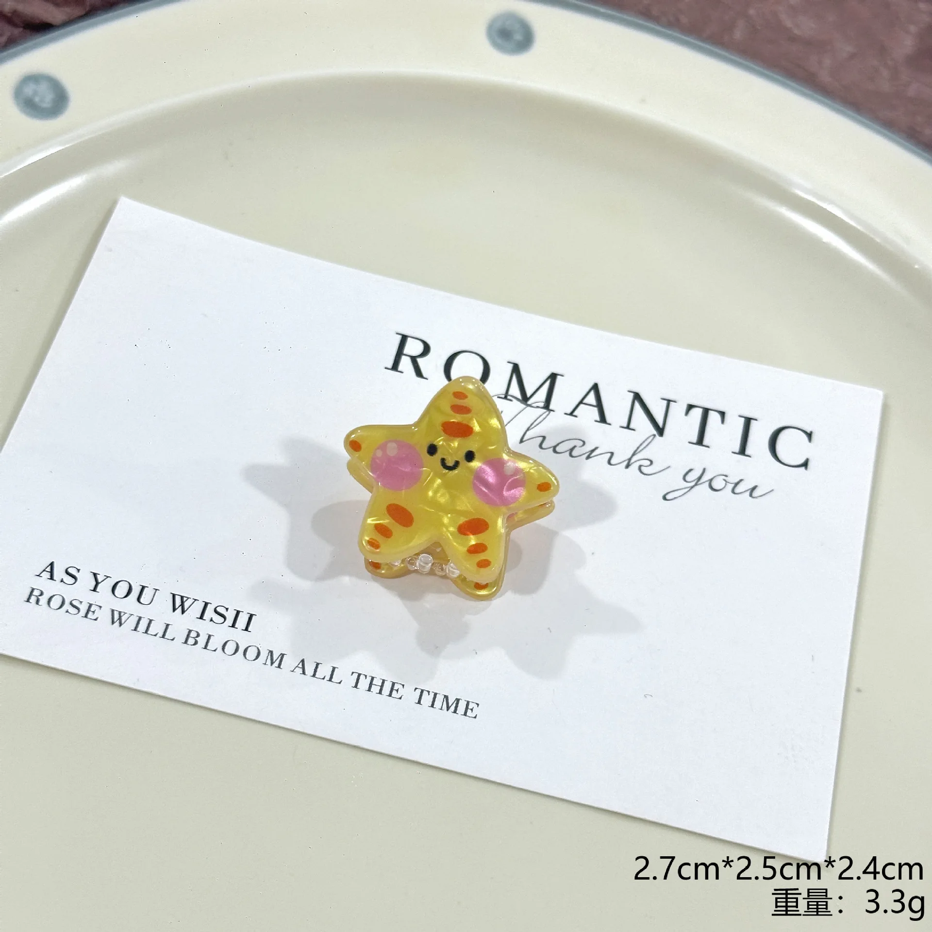 Pinces à cheveux océan petites pinces à pression baleine homard étoile de mer méduse Design enfants pinces à frange latérale