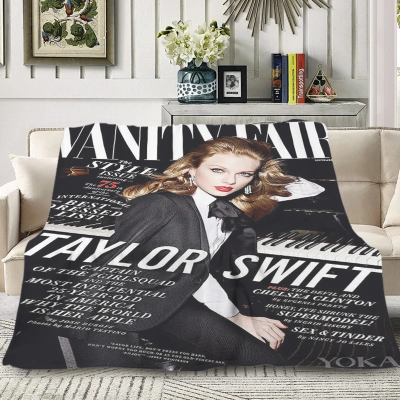 Sofa Blankets for Winter T-Taylor Swifts Custom Blanket Microfiber Bedding King Size Blanket Fluffy Soft Blankets Warm Knee Bed