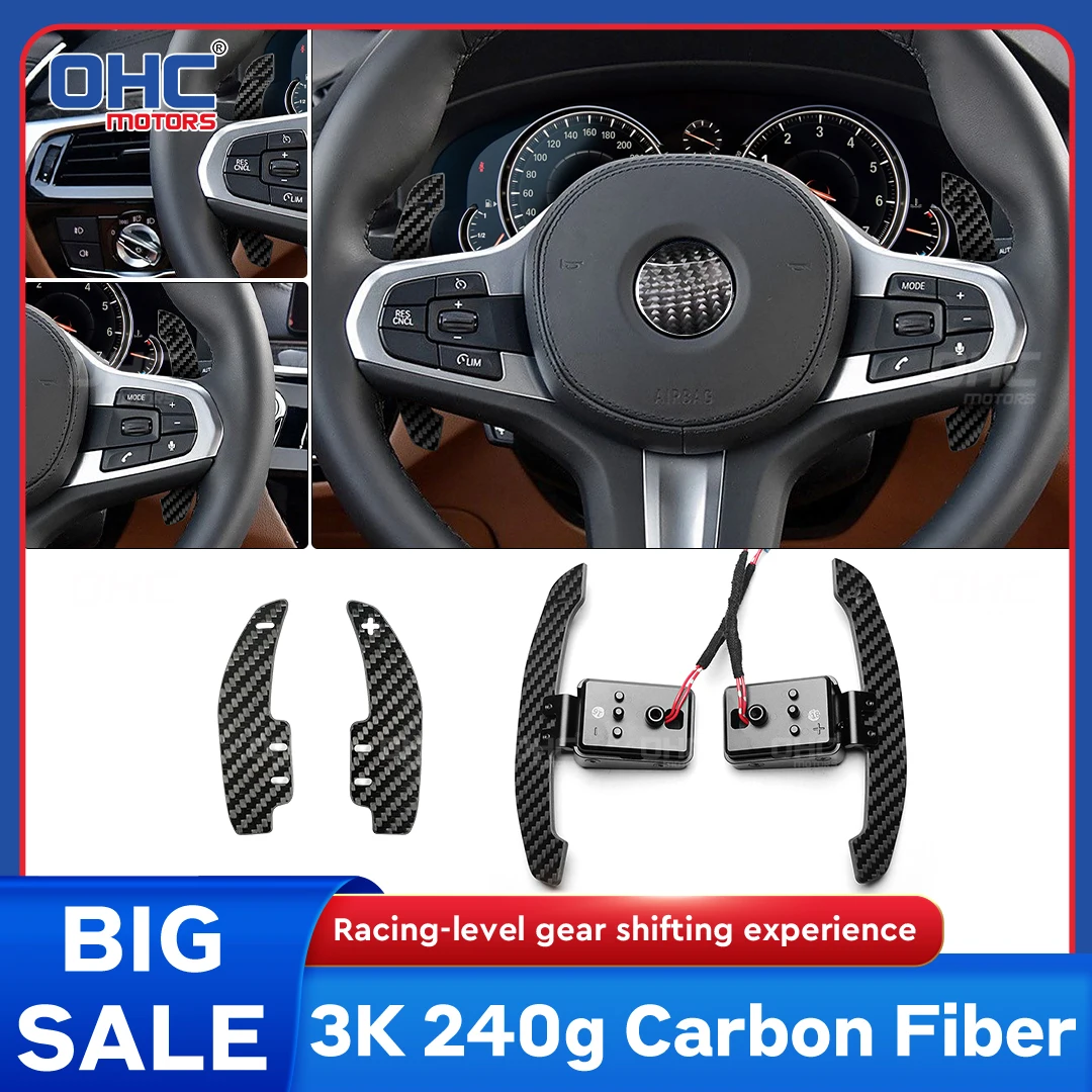 

Магнитные переключатели рулевого колеса из углеродного волокна для BMW G20 G30 F36 F21 F22 F32 F30 F02 F80 F11 F06 глянцевое углеродное волокно