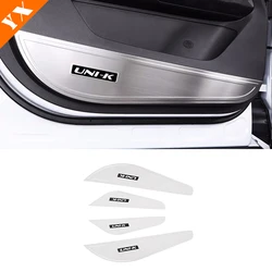 Stainless Trim Garnish Car Door Anti-kick Dust-proof Audio Speaker Decor Protector Sticker Cover For Changan UNIK UNI-K 2021+