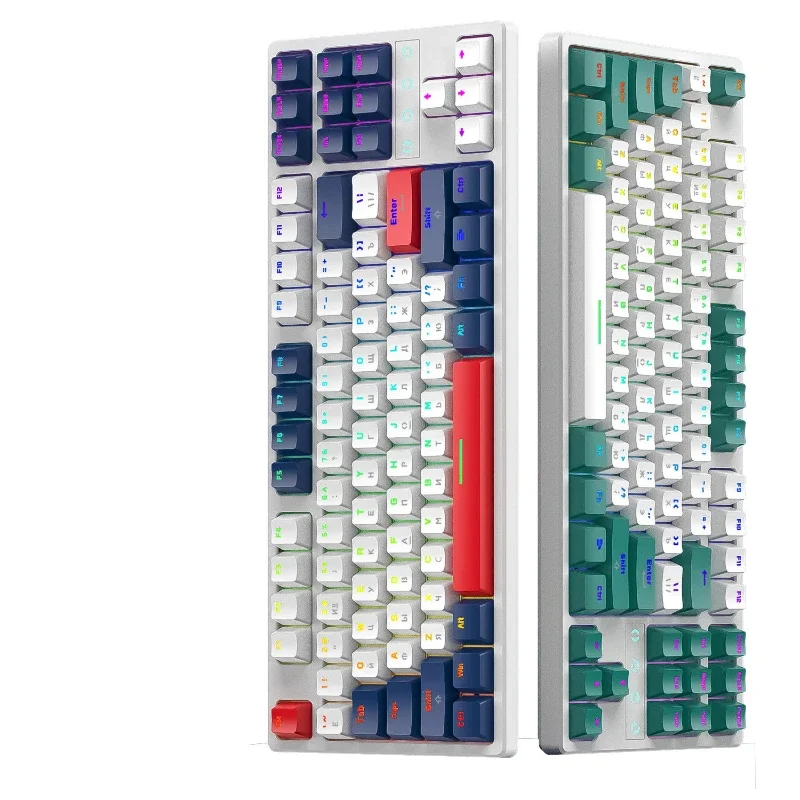 

K87RGB wired hot-swappable Russian mechanical Russian gaming keyboard Russian custom keyboard
