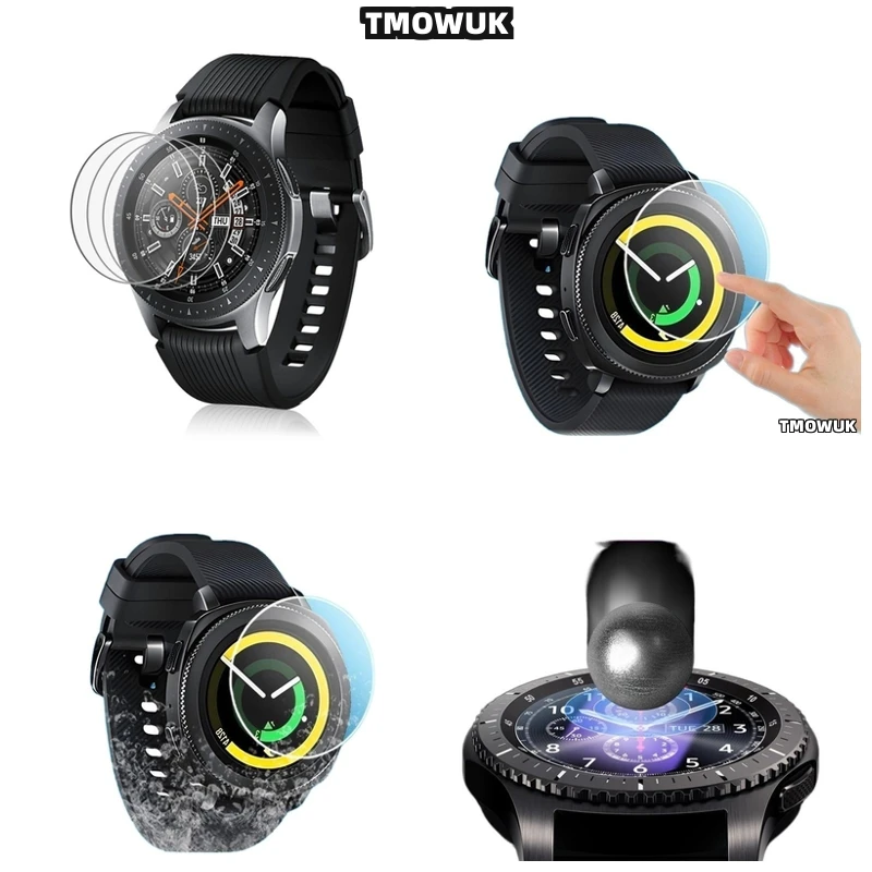 

Anti - Scratch HD For Samsung Gear Sport Gear 2 3 4 zero Tempered Glass Screen Protector 9H Hardness Smart Watch Film